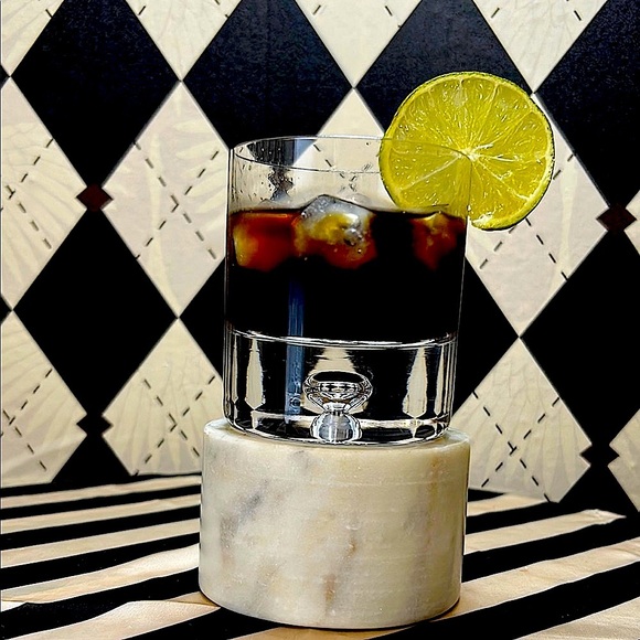 Luxury Double Old-Fashioned Glass Set of 4 | Hand-Blown Polish Barware | Crystal - Picture 7 of 11